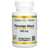 Thực phẩm chức năng California Gold Nutrition Peruvian Maca 500 mg 90 Veggie Capsules 898220009497