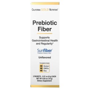 Thực phẩm chức năng California Gold Nutrition Prebiotic Fiber 3 Packets 0.21 oz (6 g) Each 898220020348