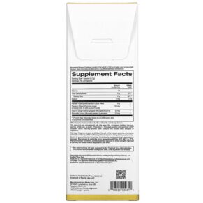 Thực phẩm bổ sung California Gold Nutrition Prebiotic Fiber Plus Turmeric Ginger & Boswellia 3 Packets 0.22 oz (6.3 g) Each 898220020317