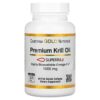 Thực phẩm chức năng California Gold Nutrition Premium Krill Oil with Superba2 1.000 mg 60 Fish Gelatin Softgels 898220018086