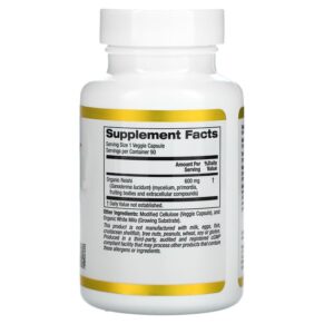 California Gold Nutrition Reishi (Ganoderma Lucidum) Full-Spectrum Certified Organic Cellular Support 90 Veggie Capsules 3 Thực phẩm bổ sung California Gold Nutrition Reishi (Ganoderma Lucidum) Full-Spectrum Certified Organic Cellular Support 90 Veggie Capsules 898220012565