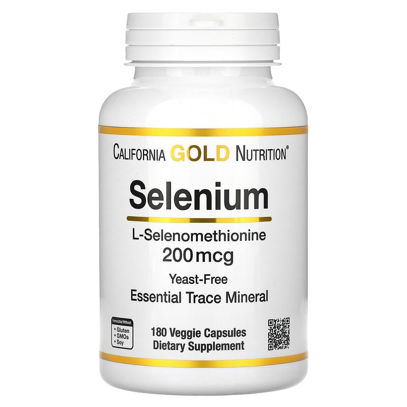California Gold Nutrition Selenium Yeast-Free 200 mcg 180 Veggie Capsules 8 Thực phẩm chức năng California Gold Nutrition Selenium Yeast-Free 200 mcg 180 Veggie Capsules 898220013524