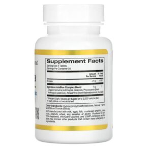 Thực phẩm bổ sung California Gold Nutrition Spirulina AstaBlue Complex 60 Tablets 898220018574