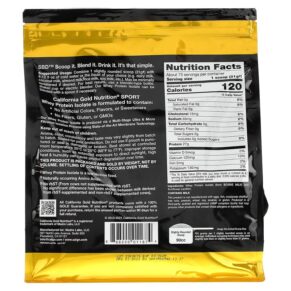 Thực phẩm bổ sung California Gold Nutrition SPORT - Whey Protein Isolate Unflavored 5 lb 898220011674