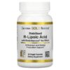 Thực phẩm chức năng California Gold Nutrition Stabilized R-Lipoic Acid 30 Veggie Capsules 898220020065