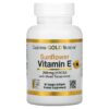 Thực phẩm chức năng California Gold Nutrition Sunflower Vitamin E with Mixed Tocopherols 400 IU 90 Veggie Softgels 898220011698