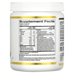 Thực phẩm bổ sung California Gold Nutrition SUPERFOOD - Supergreens Antioxidant Strawberry Lemonade 6.03 oz (171 g) 898220017829
