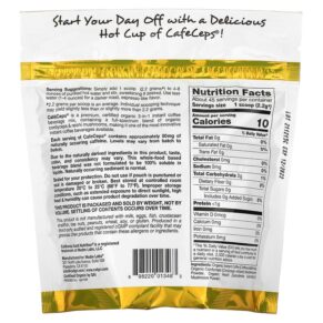 Thực phẩm bổ sung California Gold Nutrition SUPERFOODS - CafeCeps Certified Organic Instant Coffee with Cordyceps and Reishi Mushroom Powder 3.5 oz (100 g) 898220013463