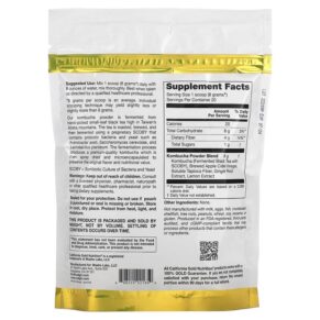 Thực phẩm bổ sung California Gold Nutrition SUPERFOODS - Kombucha Powder Ginger Lemon 5.64 oz (160 g) 898220021659
