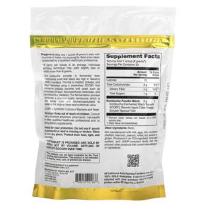 Thực phẩm bổ sung California Gold Nutrition SUPERFOODS - Kombucha Powder Unflavored 5.64 oz (160 g) 898220021666