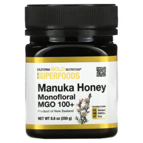 Thực phẩm chức năng California Gold Nutrition SUPERFOODS Manuka Honey Monofloral MGO 100+ 8.8 oz (250 g) 898220019786