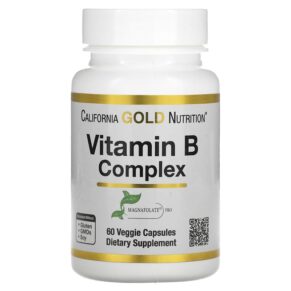 Thực phẩm chức năng California Gold Nutrition Vitamin B Complex 60 Veggie Capsules 898220012961
