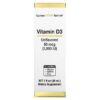 Thực phẩm chức năng California Gold Nutrition Vitamin D3 (Unflavored) 2.000 IU 1 fl oz (30 ml) 898220021154