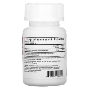 Thực phẩm bổ sung Cardiovascular Research Ltd. Ferritin 5 mg 60 Capsules 696859034916
