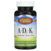Thực phẩm chức năng Carlson A D3 K2 120 Softgels 088395119101
