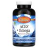 Carlson ACES + Omega 180 Softgels 4 Thực phẩm chức năng Carlson ACES + Omega 180 Softgels 088395444203