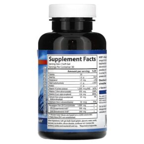 Carlson ACES + Omega 60 Softgels 3 Thực phẩm bổ sung Carlson ACES + Omega 60 Softgels 088395444005