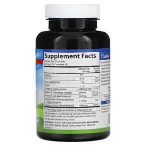 Thực phẩm bổ sung Carlson ACES Vitamins A C E + Selenium 90 Softgels 088395044397