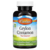 Thực phẩm chức năng Carlson Ceylon Cinnamon 90 Capsules 088395810206
