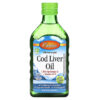 Carlson Cod Liver Oil Natural Green Apple 1.100 mg 8.4 fl oz (250 ml) 5 Thực phẩm chức năng Carlson Cod Liver Oil Natural Green Apple 1.100 mg 8.4 fl oz (250 ml) 088395137105