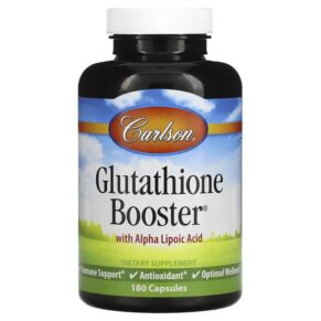 Thực phẩm chức năng Carlson Glutathione Booster 180 Capsules 088395048524