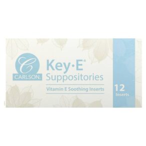 Thực phẩm chức năng Carlson Key-E Suppositories 12 Inserts 088395005558