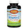 Thực phẩm chức năng Carlson Kid's Chewable Vitamin C Natural Tangerine 250 mg 60 Vegetarian Tablets 088395031007