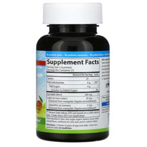 Thực phẩm bổ sung Carlson Kid's Lutein Gummies Natural Mango 46 Vegetarian Gummies 088395496301