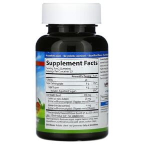Thực phẩm bổ sung Carlson Lutein Gummies Natural Mango 46 Vegetarian Gummies 088395496004