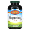 Thực phẩm chức năng Carlson Magnesium Gels 400 mg 250 Soft Gels 088395052026