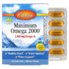Carlson Maximum Omega 2000 Natural Lemon Flavor 1.000 mg 30 Softgels 5 Thực phẩm chức năng Carlson Maximum Omega 2000 Natural Lemon Flavor 1.000 mg 30 Softgels 088395600203