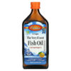 Thực phẩm chức năng Carlson Norwegian The Very Finest Fish Oil Natural Orange  1.600 mg 16.9 fl oz (500 ml) 088395016554