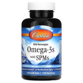 Thực phẩm chức năng Carlson Omega-3s with SPMs 120 Softgels 088395214103