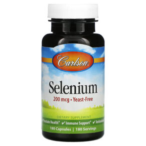 Thực phẩm chức năng Carlson Selenium 200 mcg 180 Capsules 088395052828