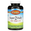 Thực phẩm chức năng Carlson Super 2 Daily 120 Soft Gels 088395040511