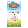 Thực phẩm chức năng Carlson Super Daily D3 150 mcg (6.000 IU) 0.35 fl oz (10.3 ml) 088395120008