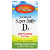 Thực phẩm chức năng Carlson Super Daily D3 50 mcg (2.000 IU) 0.35 fl oz (10.3 ml) 088395012808