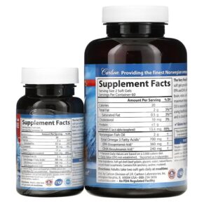 Thực phẩm bổ sung Carlson The Very Finest Fish Oil Natural Orange 350 mg 120 + 30 Free Soft Gels 088395016448