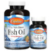 Thực phẩm chức năng Carlson The Very Finest Fish Oil Natural Orange 350 mg 120 + 30 Free Soft Gels 088395016448
