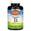 Thực phẩm chức năng Carlson Vitamin D3 25 mcg (1.000 IU) 360 Soft Gels 088395145605