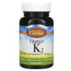 Thực phẩm chức năng Carlson Vitamin K2 MK-7 45 mcg 90 Soft Gels 088395101106