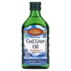 Thực phẩm chức năng Carlson Wild Norwegian Cod Liver Oil 8.4 fl oz (250 ml) 088395013218