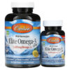 Thực phẩm chức năng Carlson Wild Norwegian Elite Omega-3 Gems Natural Lemon 800 mg 120 Soft Gels 088395017148