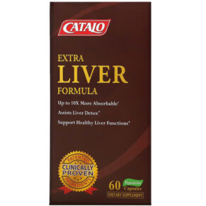 Thực phẩm chức năng Catalo Naturals Extra Liver Formula 60 Vegetarian Capsules 810399026068