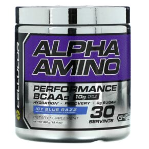 Thực phẩm chức năng Cellucor Alpha Amino Performance BCAAs Icy Blue Razz 13.4 oz (381 g) 810390028313