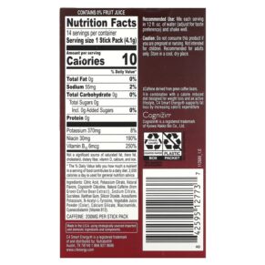 Thực phẩm bổ sung Cellucor C4 Smart Energy Black Cherry 14 Stick Packs 0.14 oz (4.1 g) Each 842595127737