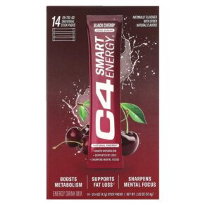 Thực phẩm chức năng Cellucor C4 Smart Energy Black Cherry 14 Stick Packs 0.14 oz (4.1 g) Each 842595127737