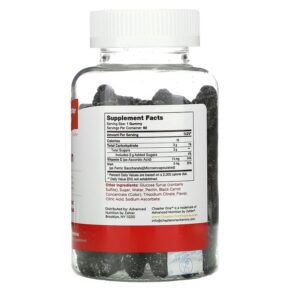 Thực phẩm bổ sung Chapter One I Is for Iron Flavored Gummies 60 Gummies 848998041120