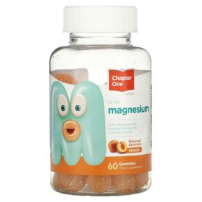 Thực phẩm chức năng Chapter One M is for Magnesium Peach 60 Gummies 848998041267