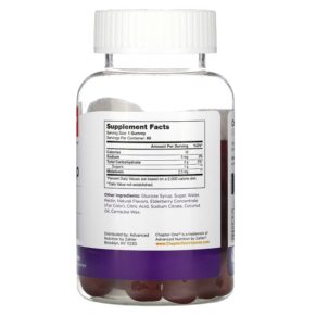Thực phẩm bổ sung Chapter One S Is For Sleep with Melatonin Flavored Gummies 60 Gummies 848998041045